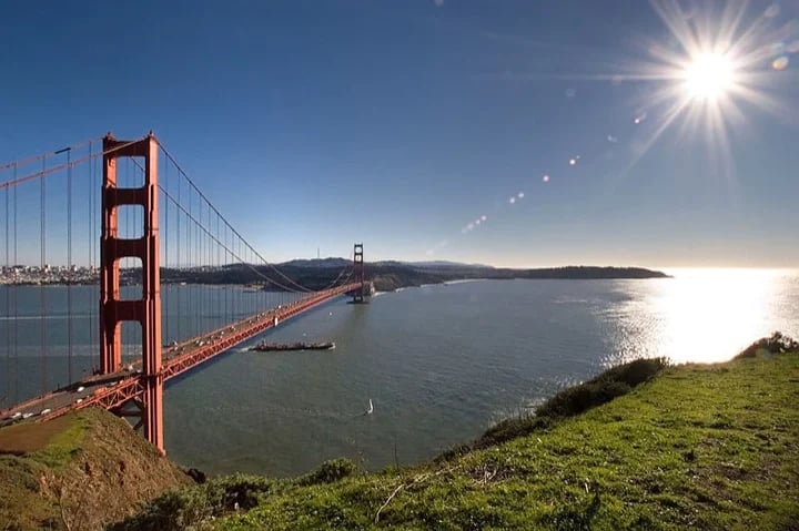 Golden Gate Bridge from Marin Headlands