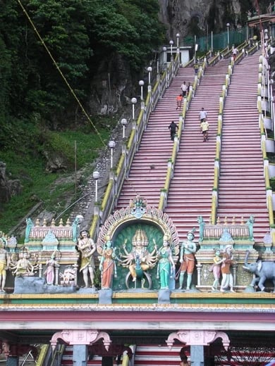 Steps to the Batu Caves