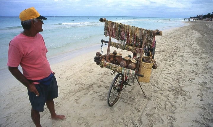 The beach at Varadero