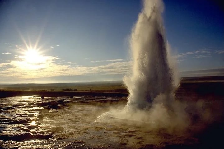Eruption of Strokkur Geyser