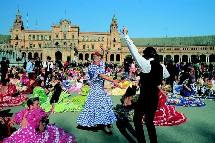 Feria de Abril in Seville, Spain