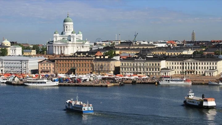 Helsinki harbour: who wouldn't love to live in a city like this?