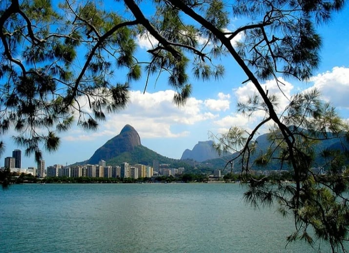Rio's famous lagoon