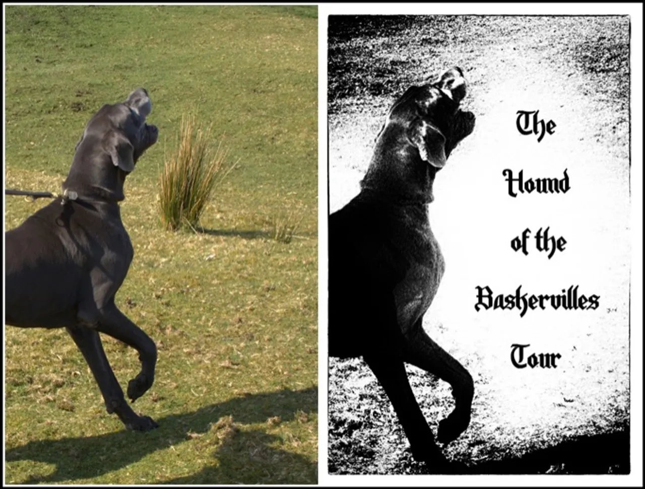 Luther becomes the Hound of the Baskervilles