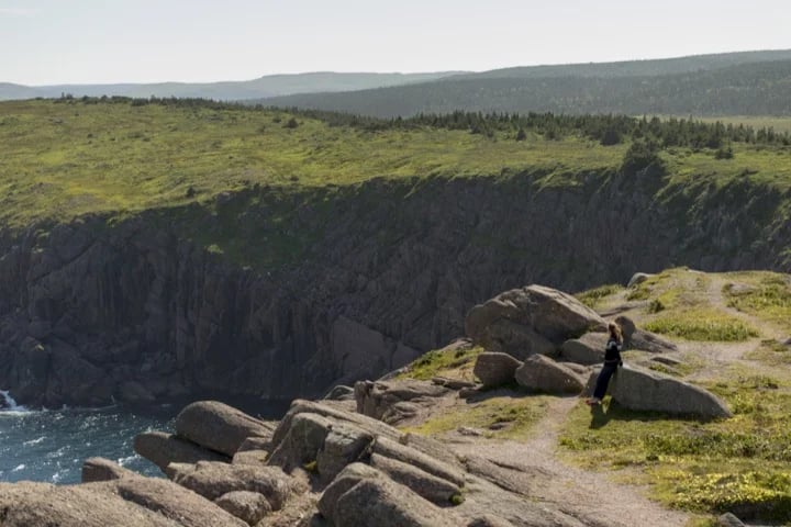 Cliffs along Newfoundland's Avalon Peninsula