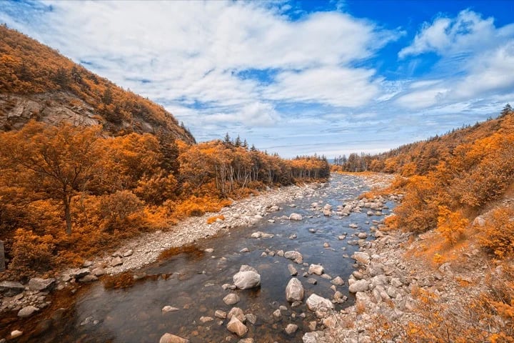 Autumn along the Cabot Trail, Nova Scotia