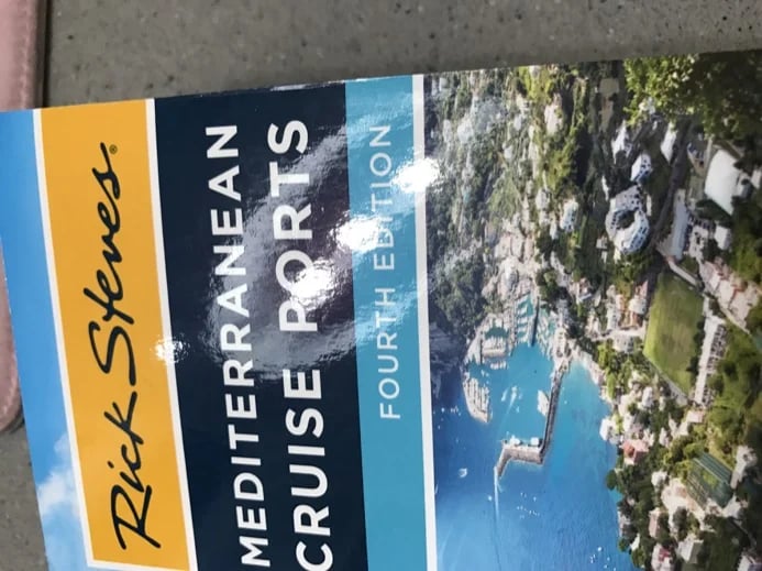 Rick Steves Guidebook that recommends Carmine as a guide for the Amalfi Coast