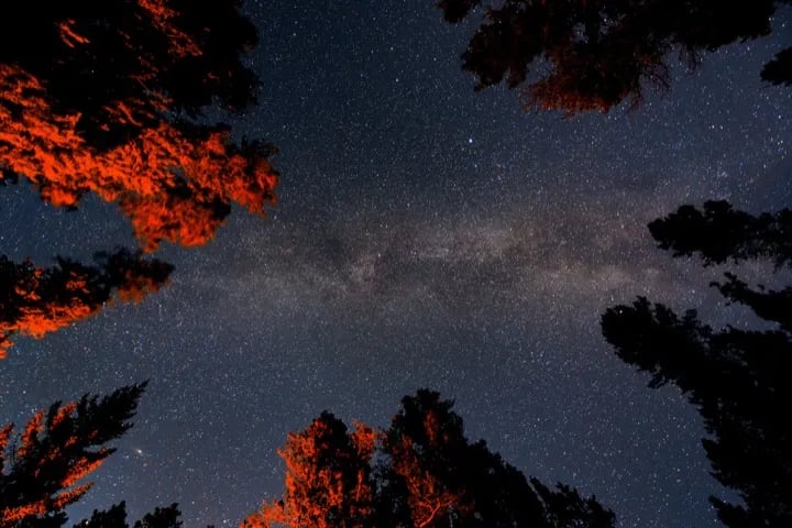 The night sky in Jasper