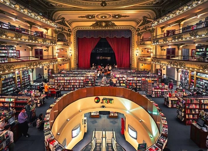 El Ateneo Grand Splendid - a former theatre turned bookstore - in Buenos Aires