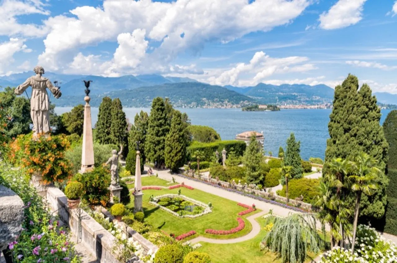 Baroque gardens on Isola Bella, Lake Maggiore