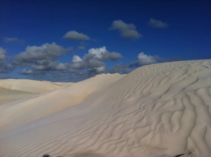 White Sand Dunes near the Pinnacles Desert