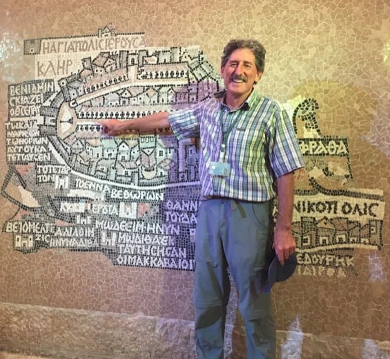 Shmuel & Madaba map