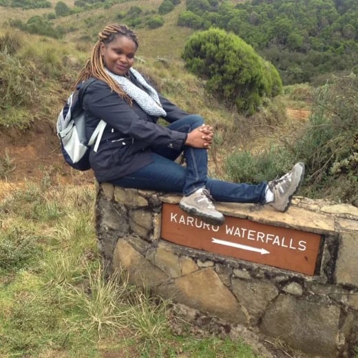 Break time during a hike to Aberdares ranges