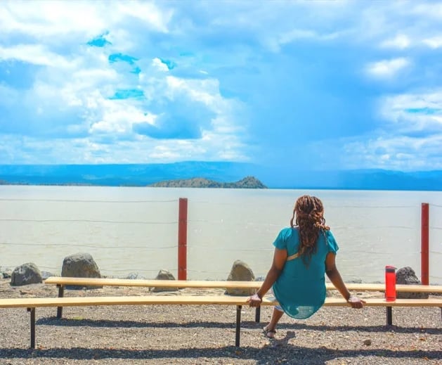 In lake baringo North Rift overlooking pamrock island owned by one man and his 5 wives .. yaah right!