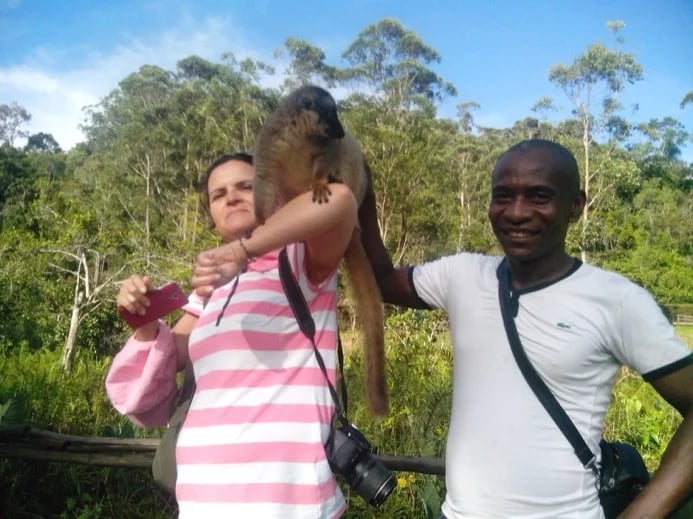 we are visiting the vakona park or the lemur's island near Andasibe National park
