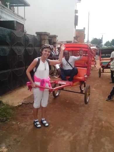 Rickshaw is a popular means of transportation in Antsirabe for the tourists and recomended to experience it when you do a city tour