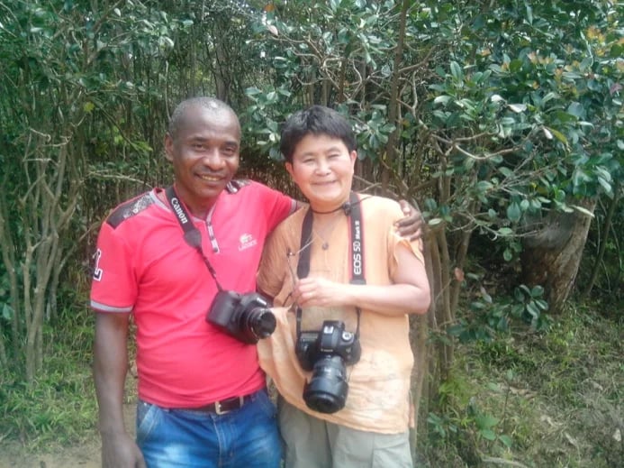 My guest is from Thailand. we are visiting lemur's island near Andasibe National park