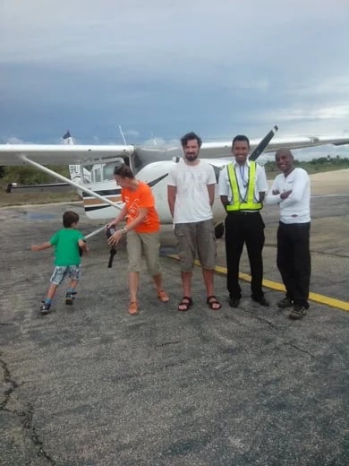 My guests are from Belarius. we take a private flight from Antananarivo and fly over the famous Tsingy de bemaraha National park