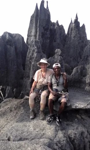 My guest is from USA. We are visiting the famous Tsingy de bemaraha National park