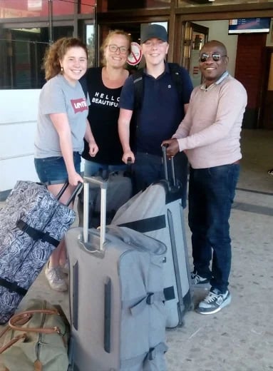 My guests are from Holland. I am just picking them up at the international airport in Antananarivo.