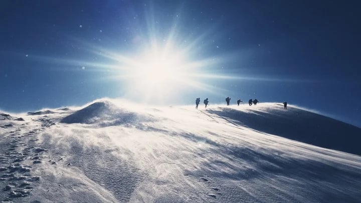 Hikking in Winter