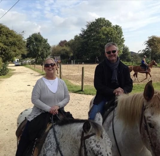 A horseback ride