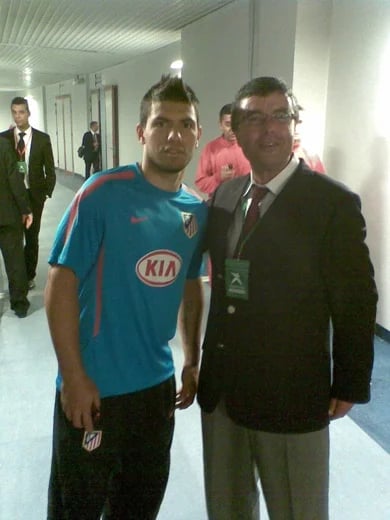 Unforgetable experience with the team of Athletio Madrid in Tangier: Sergio Aguero