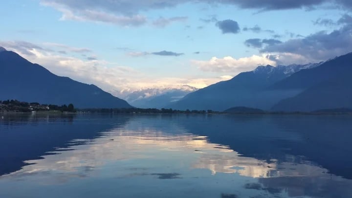 Mountains and Lake