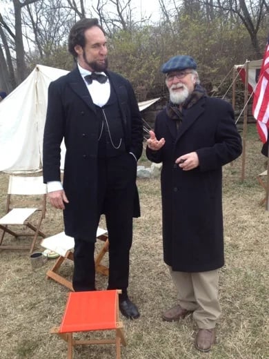 A little chat with a visiting dignitary - 12/14 during the. 150th commemoration of the battle of Nashville