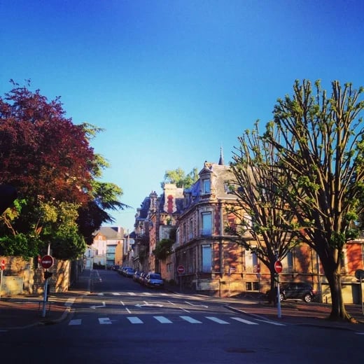Caen city center