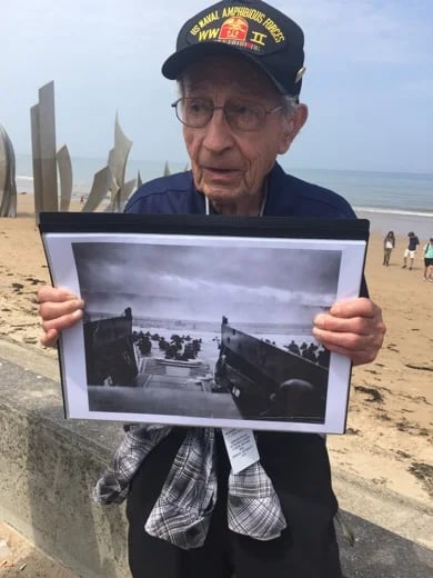 Joe Scida the DD veteran tells his story of the Omaha beach assault on June 6