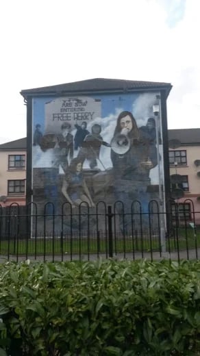 Bogside murals Derry.
