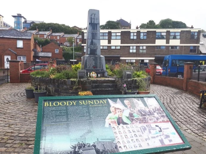 Bloody Sunday monument.