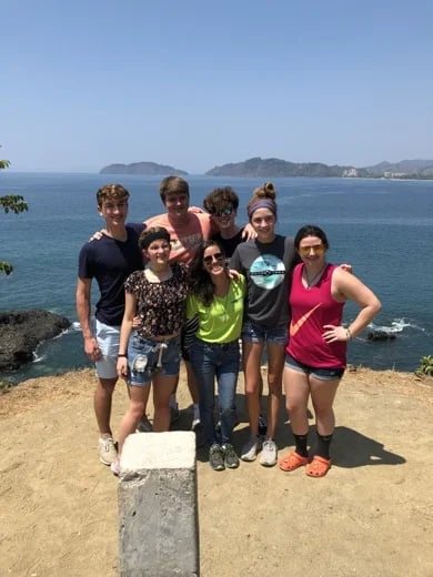 With my honeys in Costa Rica. We travel, we learn.