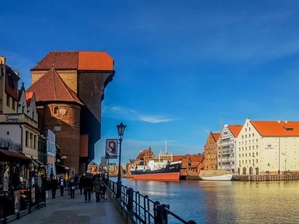 First time in Gdańsk - let's walk together in the old town.