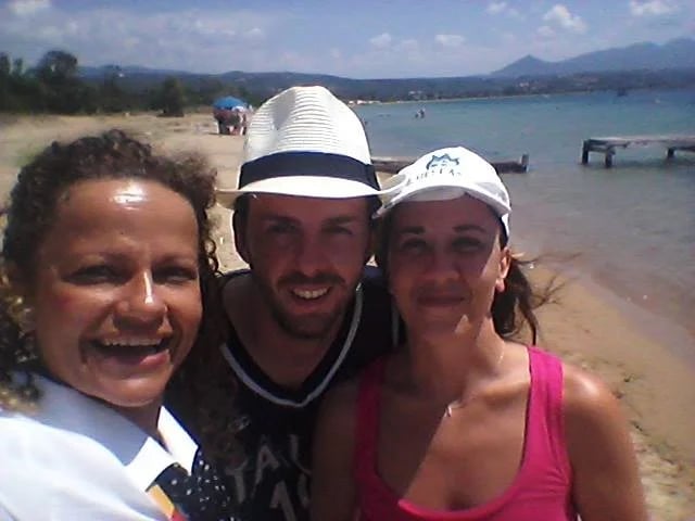 Selfie at Divary Beach in Pylos