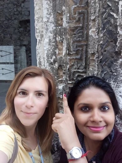 Look they have acient swastikas, too! (If you want to know how they got here and what they mean, you will have to book a tour :))