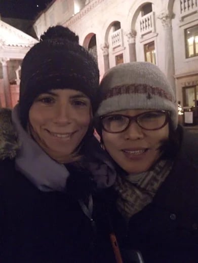 New Year's Eve tour with a Korean group