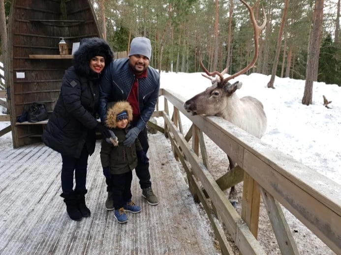 Let's visit together the Nuuksio Reindeer Farm