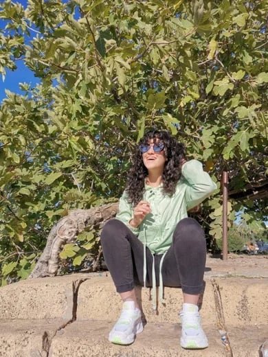 Being surrounded by green makes me happy