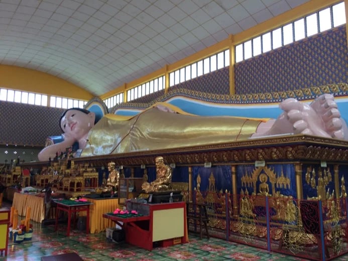 Wat Chaiyamangkalaram - Reclining Buddha