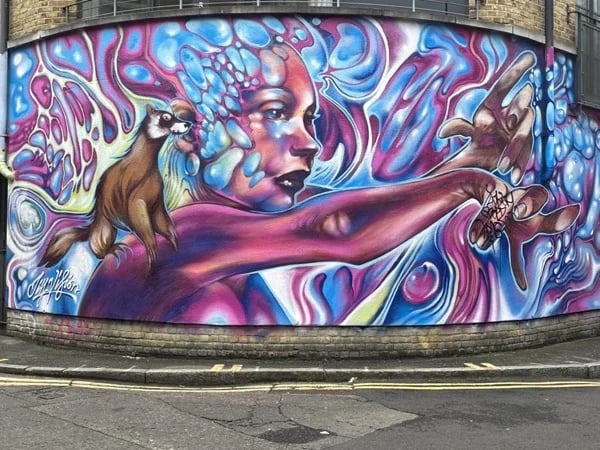 Discovering Shoreditch street art in the East End