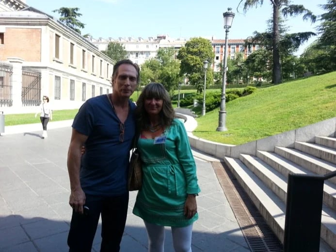 With William Fichtner. Prado Museum. 2013