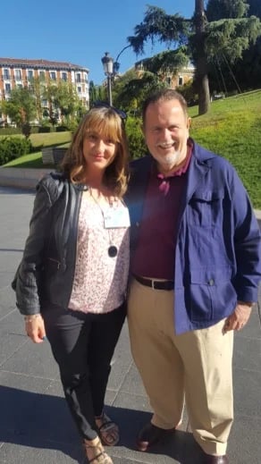 With Raúl Demolina. October 2018
