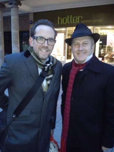 Actor Ben Miller and I