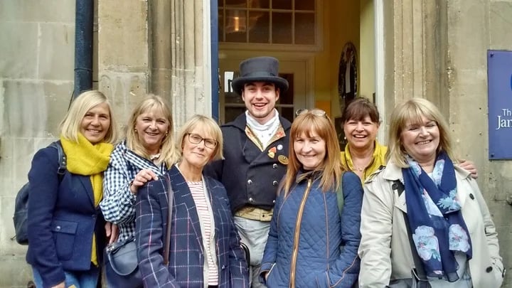 Ladies enjoying their time in Bath
