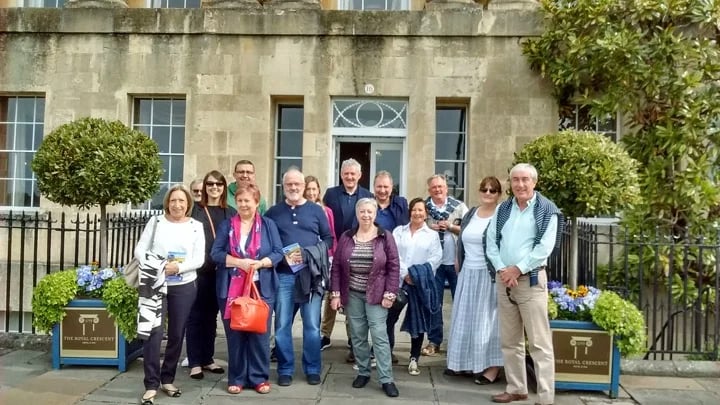 Guests from Royal Crescent Hotel Bath