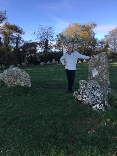Rollright Stone Circle with Barry