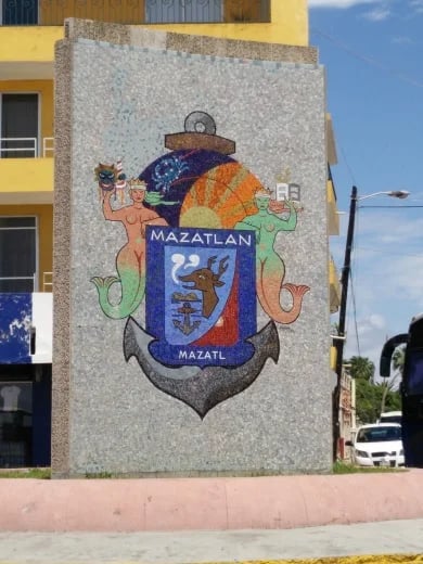 The emblem that represents the city of Mazatlan
