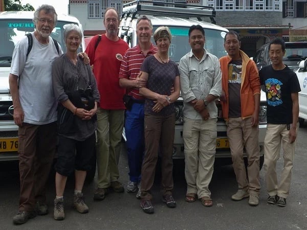 Sikkim and Darjeeling tour with Swiss group.